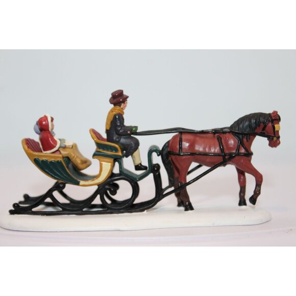 Dept 56 Seasons Bay - Afternoon Sleigh Ride - Picture 1 of 3
